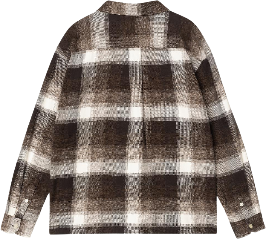 Carhartt WIP L/S Parson Shirt Check WIP Dusty H Brown