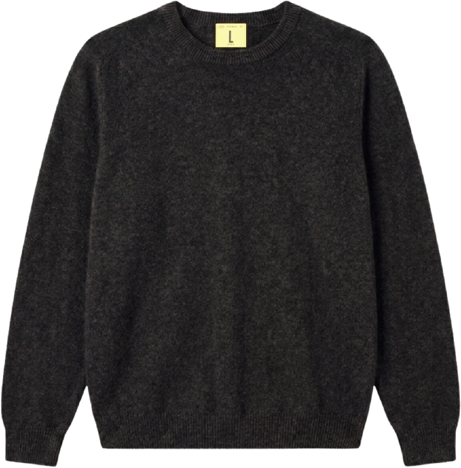 Nitto Armen Round Neck Jumper Charcoal