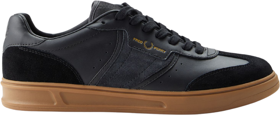 Fred Perry B4 Leather/Suede Black