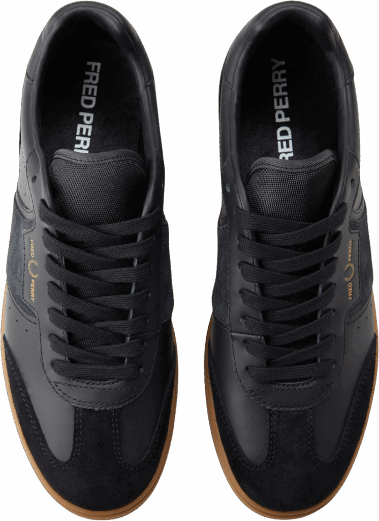Fred Perry B4 Leather/Suede Black