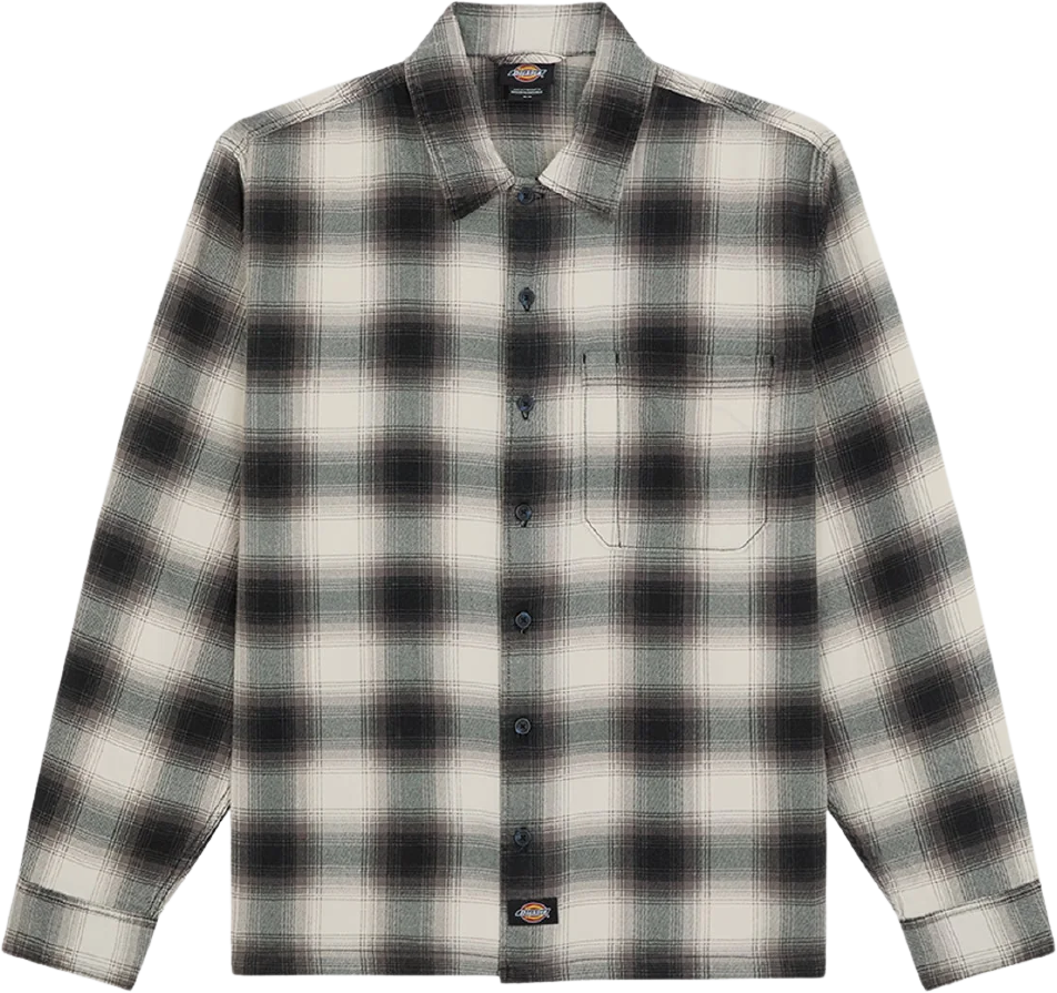 Dickies Gulfport Flannel Shirt Black