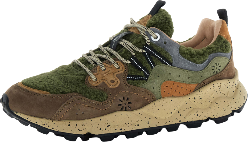 Flower Mountain Yamano 3 Uni Suede/Teddy Brown/Militara/Zucca