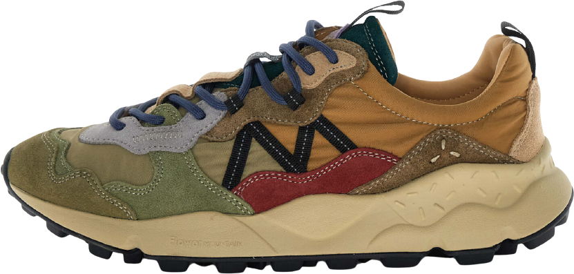 Flower Mountain Lenzan Man Cow/Suede Brown/Olive/Bordeaux