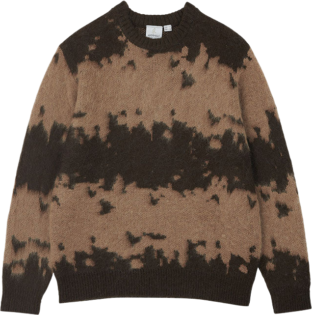 Gramicci Mohair Splatter Sweater Taupe