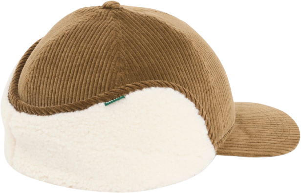 Lacoste Corduroy Trapper Hat Coffe Brown