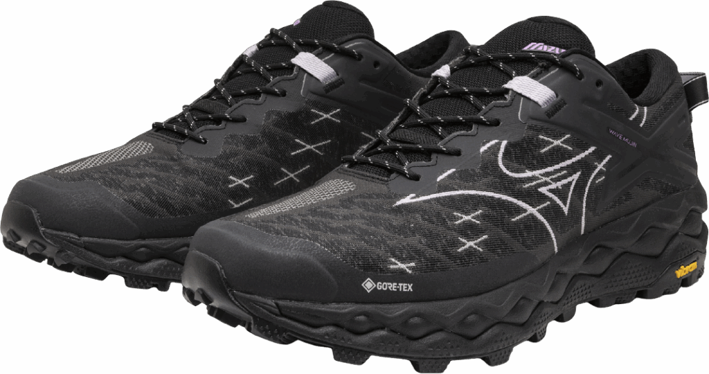Mizuno Wave Mujin LS GTX Black/Iris/Spring Crocus