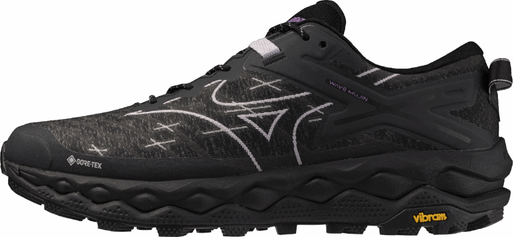 Mizuno Wave Mujin LS GTX Black/Iris/Spring Crocus