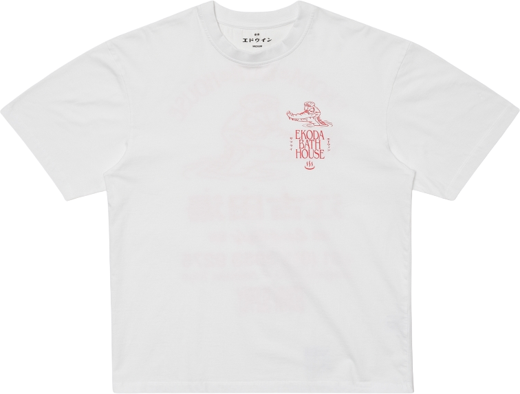 Edwin Ekoda Bath House T-Shirt White