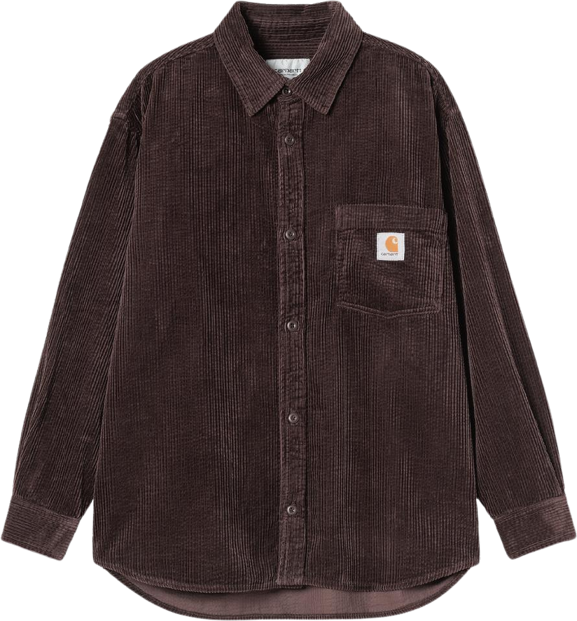 Carhartt WIP L/S Loyde Shirt Palisander Rinsed