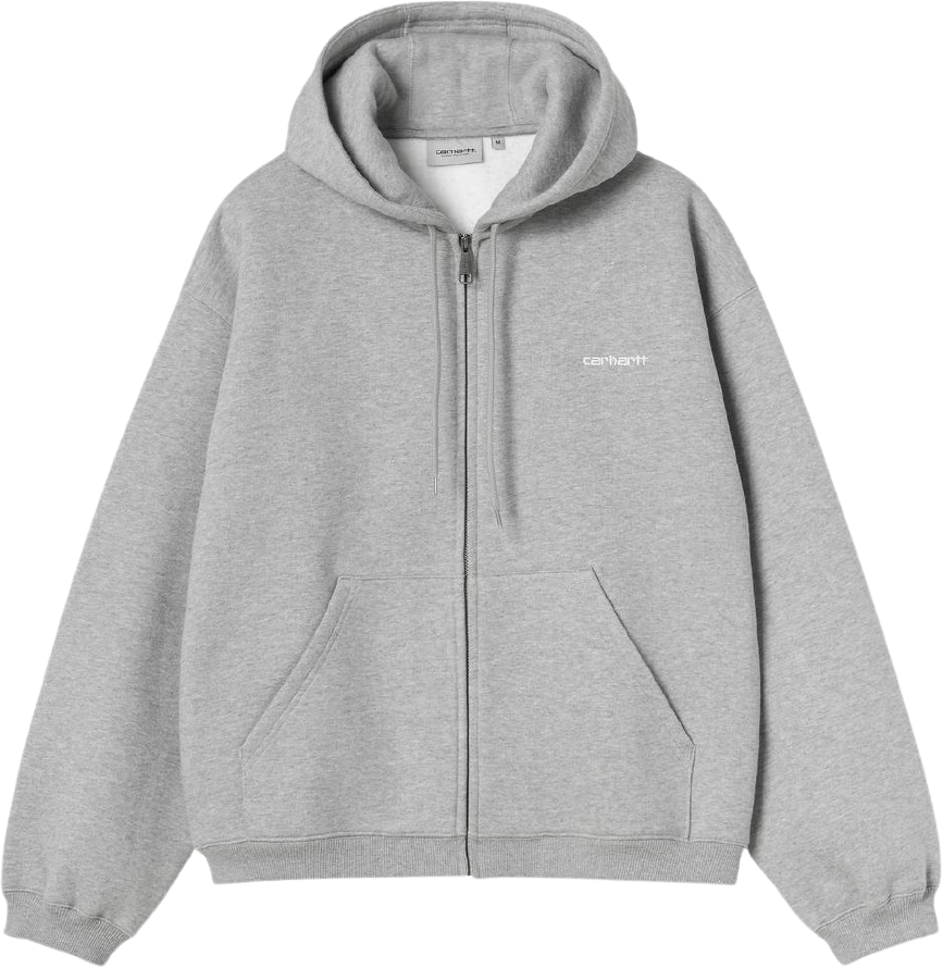 Carhartt WIP Hooded Ebbert Jacket Grey Heather/White