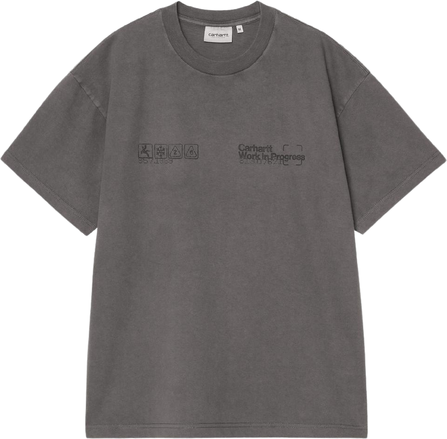Carhartt WIP S/S Boxed T-Shirt Soot Garment Dyed