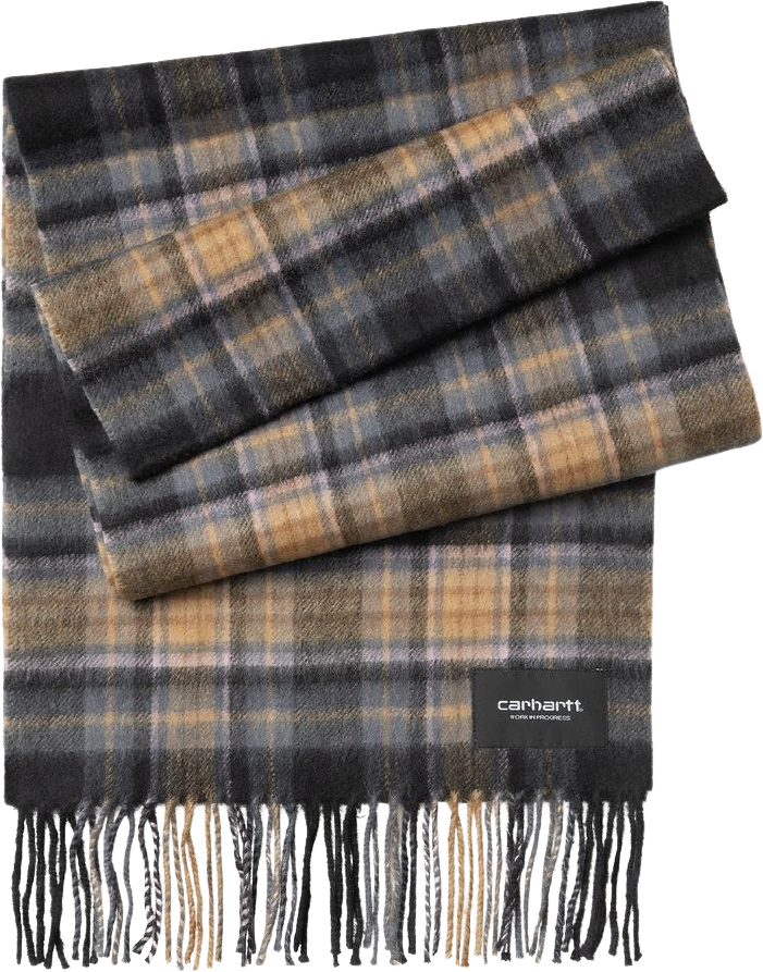 Carhartt WIP Parson Scarf Check WIP Dusty H Brown