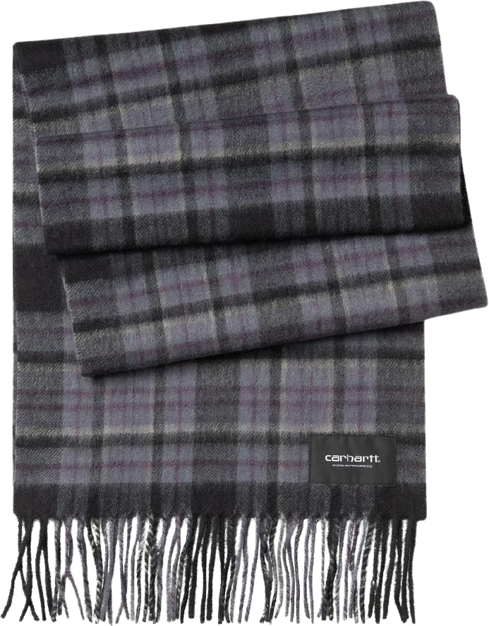 Carhartt WIP Parson Scarf Check Shady Purple