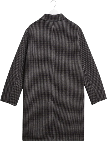Wax London Stan Coat Double Face Navy/Brown