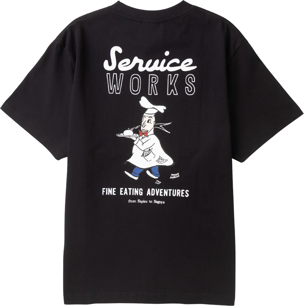 Service Works Eating Adventures Tee Black